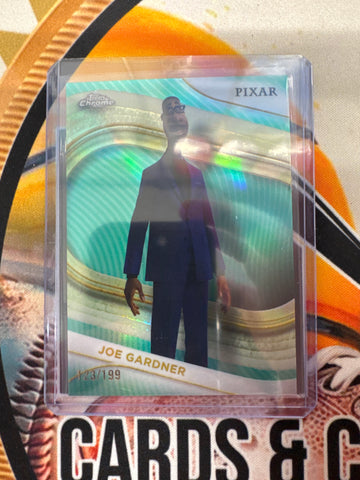 2025 Topps Chrome Disney Joe Gardner Aqua Refractor /199