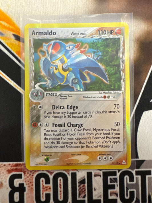 Pokémon Armaldo Delta Species 1/110 Holon Phantoms Holo