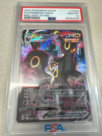 Pokemon Umbreon VMAX TG23/TG30 PSA 10