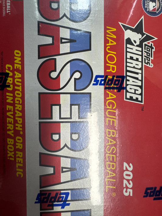 2025 Topps Heritage MLB hobby