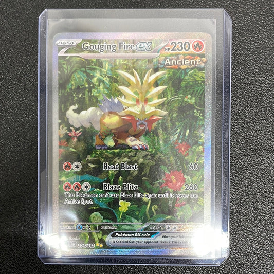 Pokémon Gouging Fire ex Special Illustration Rare (Temporal Forces) 204/162