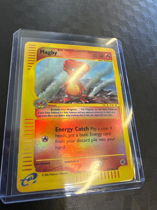 Pokemon Magby 52/165 Expedition reverse holo