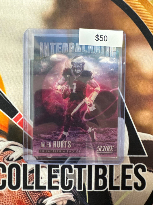 2023 Panini Score NFL Jalen Hurts Intergalactic SP
