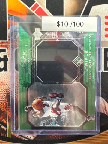 2005 Upper Deck Black Diamond Basketball Ben Gordon Triple Diamond Jersey /100