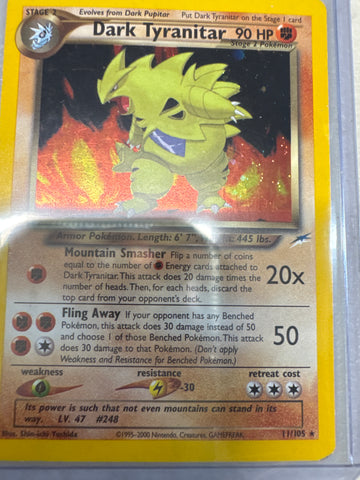 Pokémon Dark Tyranitar Neo Destiny Holo 11/105 HP
