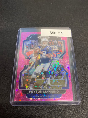 2021 Panini Prizm NFL Peyton Manning Pink Disco /15