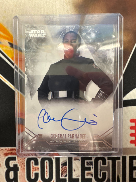2026 Topps Star Wars Smugglers Outpost Tanya Moodie As General Parnadee Stellar Signatures