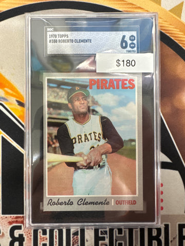 1970 Topps MLB Roberto Clemente SGC 6