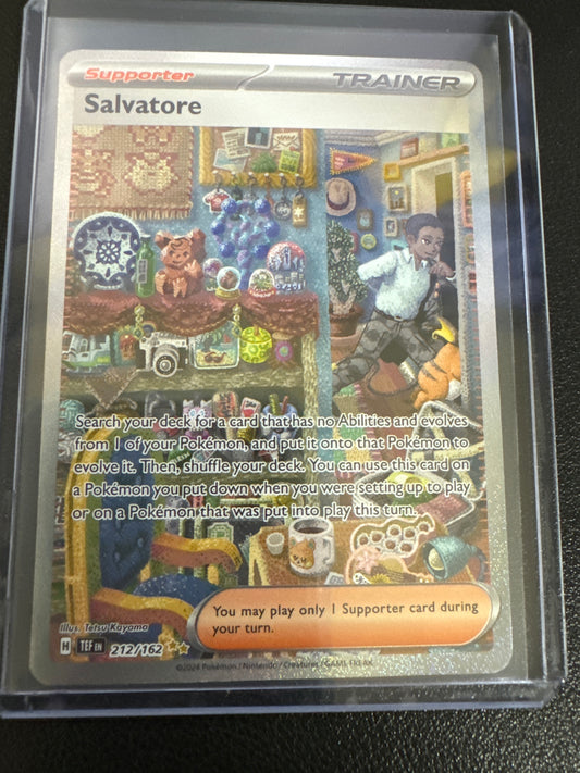 Pokémon Salvatore Temporal Forces Special Illustration Rare 212/162