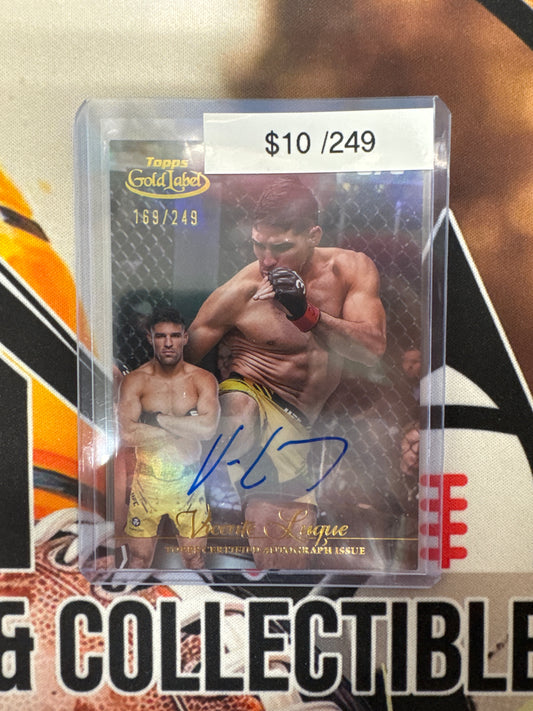 2024 Topps Gold Label UFC Vicente Luque Gold Label Autograph /249