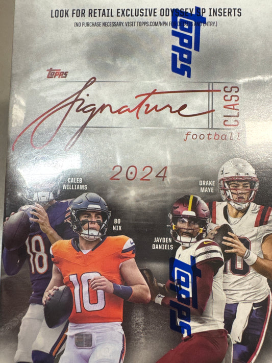 2024 Topps Signature Class football Blaster