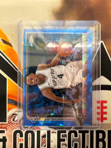 2025-26 Topps Chrome Sapphire NBA De’Aaron Fox