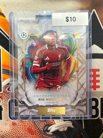 2026 Topps Inception Champions League Rio Ngumoha Rookie Emerging Stars