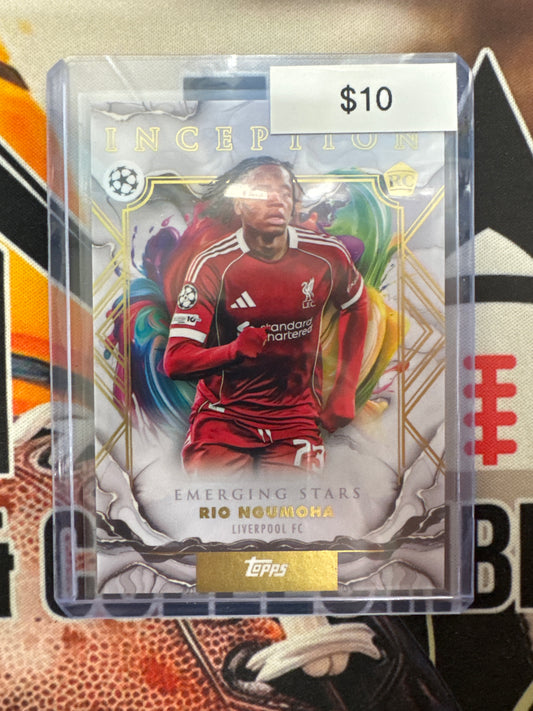 2026 Topps Inception Champions League Rio Ngumoha Rookie Emerging Stars
