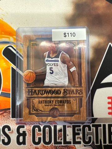 2025-26 Topps NBA Anthony Edwards Hardwood Stars SSP