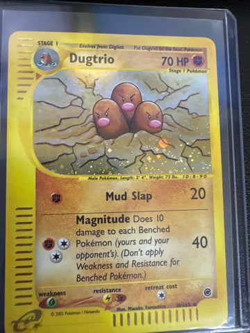 Pokémon Dugtrio Holo Expedition 10/165