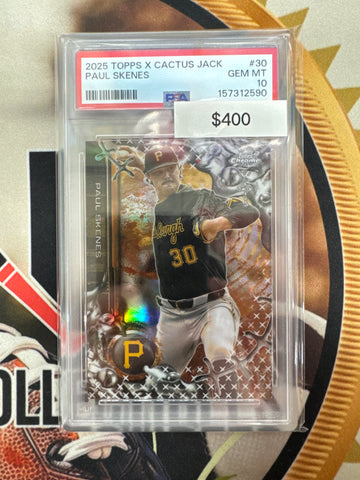 2025 Topps X Cactus Jack MLB Paul Skenes PSA 10