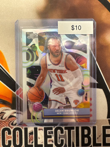 2026 Topps Chrome Cosmic NBA Jalen Brunson Silver Refractor