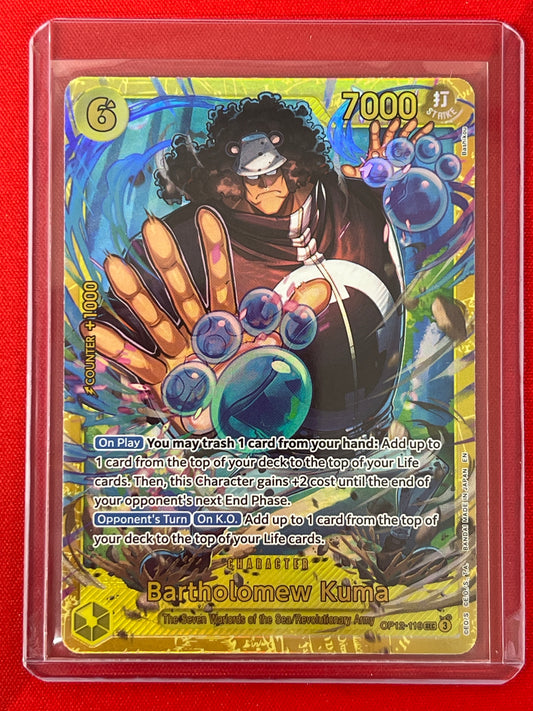 One Piece Bartholomew Kuma Secret Rare Legacy Of The Master OP12-119