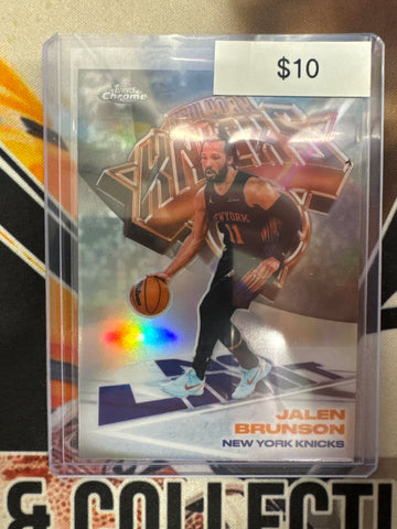 2026 Topps Chrome NBA Update Jalen Brunson No Limit Refractor