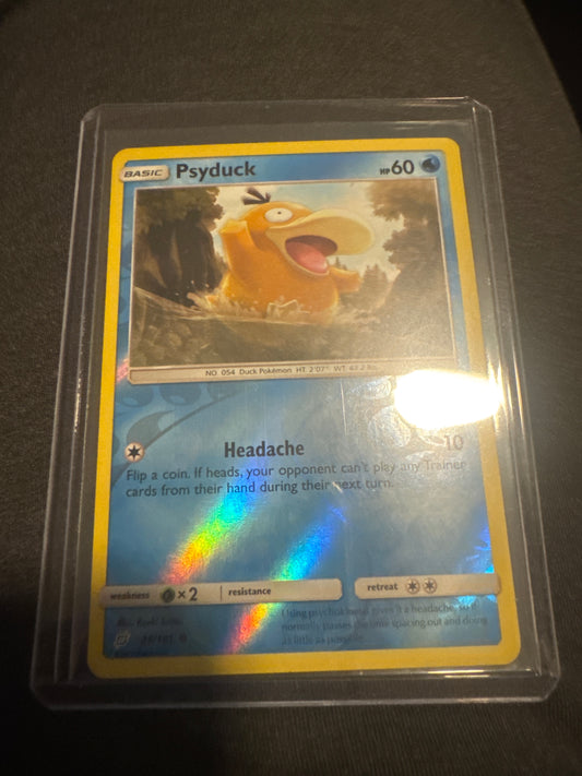Pokemon Psyduck 26/181 Team Up reverse holo