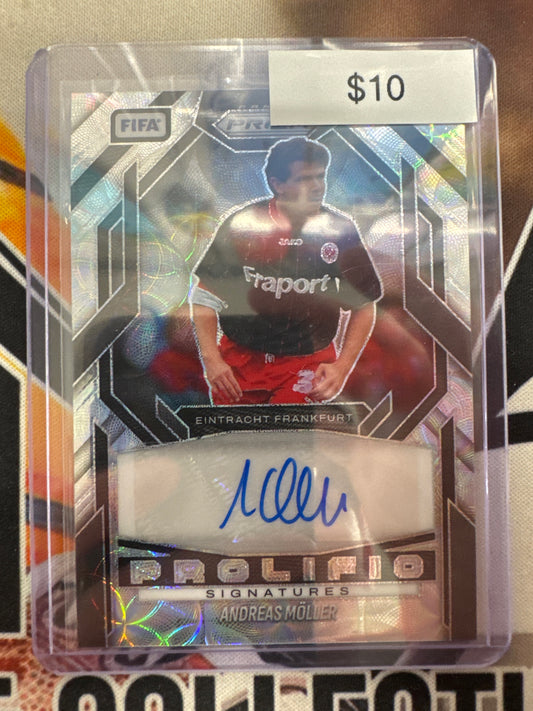 2025-26 Panini Prizm FIFA Soccer Choice Andreas Moller Prolific Signatures Choice Prizm