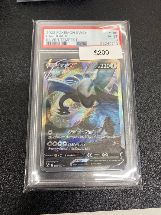 Pokémon Lugia V Silver Tempest Alt Art 186/195 PSA 10