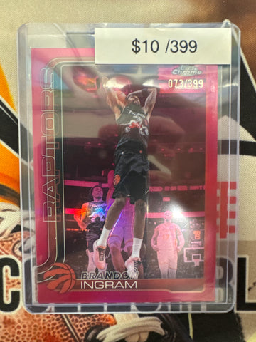 2026 Topps Chrome NBA Update Brandon Ingram Magenta Refractor /399
