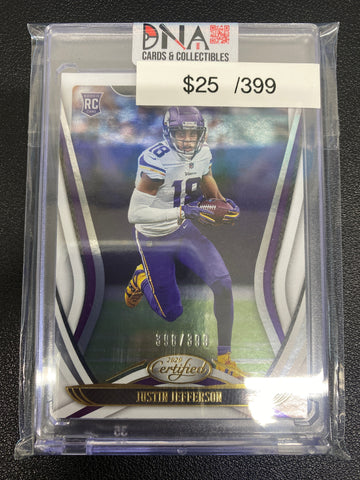 2020 Certified Justin Jefferson Rookie Holo /399