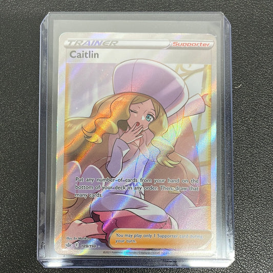 Pokémon Caitlin Full Art Chilling Reign 189/198