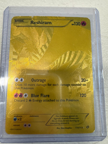 Pokémon Reshiram Legendary Treasures Secret 114/113 MP