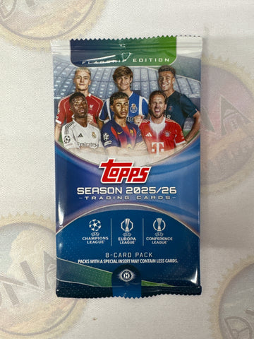2025-26 Topps UEFA Champions League Flagship Hobby Pack
