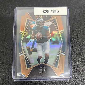 2021 NFL Select Jalen Hurts Die Cut /199