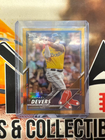 2025 Topps Baseball Rafael Devers Gold Refractor /50