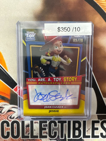 2025 Topps Toy Story 30th Anniversary Joan Cusack As Jessie You. Are. A. Toy. Story Autograph Black Refractor /10