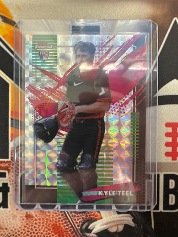2026 Topps Finest MLB Kyle Teel Rare Geometric Refractor