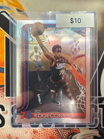 2026 Topps Chrome NBA Update VJ Edgecomb Rookie Base