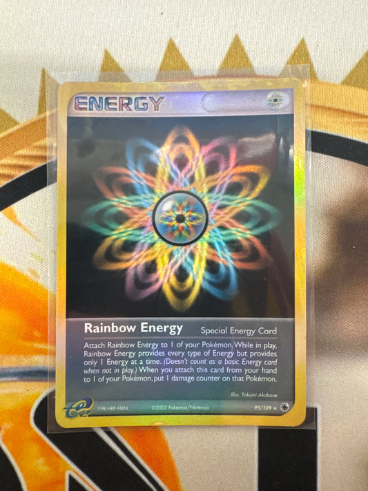 Pokémon Energy Rainbow Energy 95/109 Ruby & Sapphire Reverse Holo