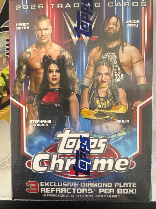 2026 Topps Chrome WWE Blaster