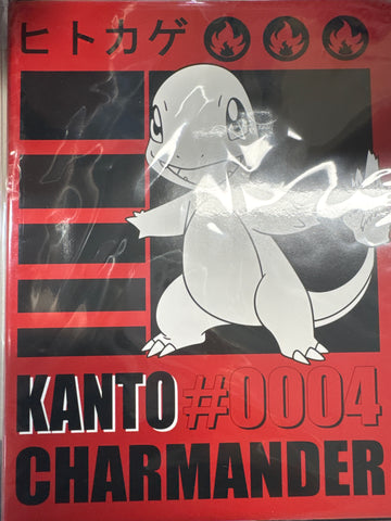 Pokemon Charmander Kanto 9 pocket portfolio binder
