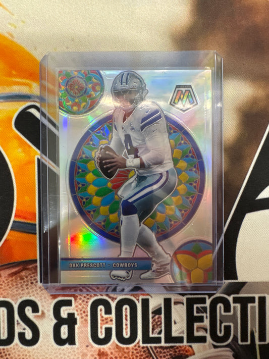 2021 Panini Mosaic NFL Dak Prescott Stained Glass