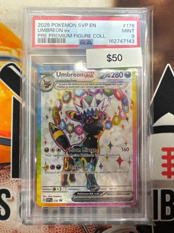 Pokemon Umbreon ex SVP 176 Promo Premium Figure Collection PSA 9