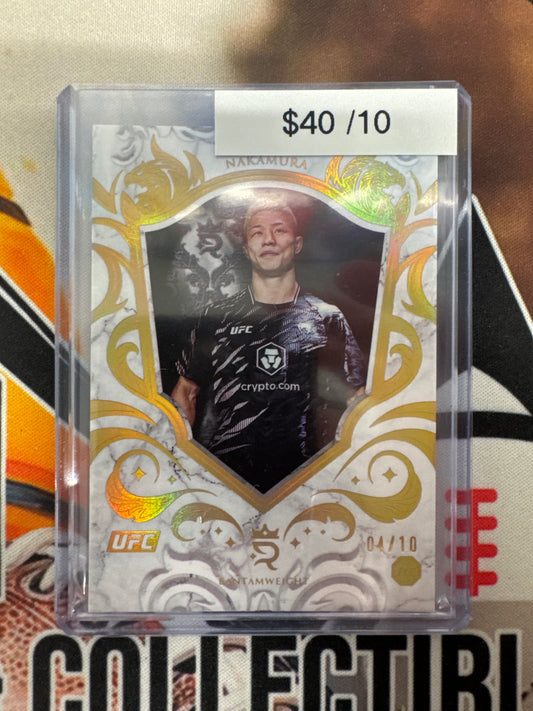 2025 Topps Royalty UFC Rinya Nakamura Rookie Gold Refractor /10