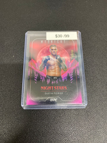 2024 UFC Topps Midnight Dustin Poirier Night Stars /99