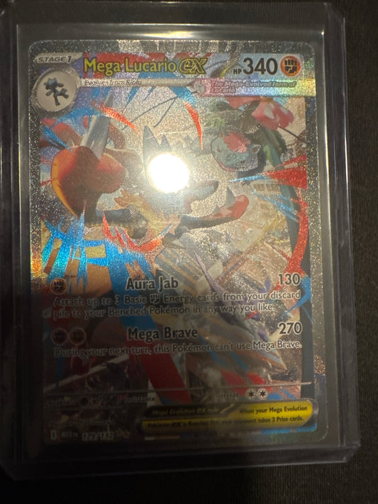 Pokemon Mega Lucario ex 179/132 Mega Evolution