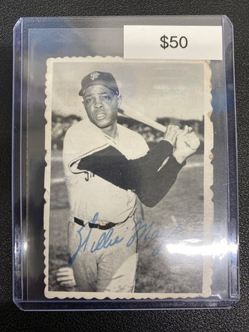 1969 Topps Willie Mays Deckle Edge