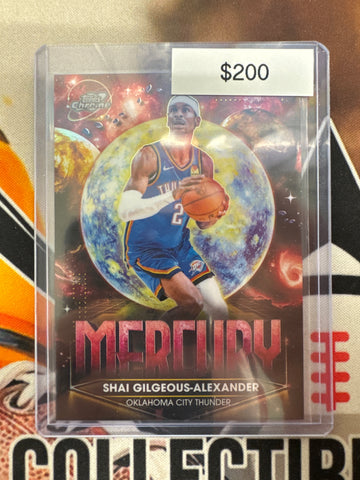 2026 Topps Chrome Cosmic NBA Shai Gilgeous-Alexander Planetary Pursuit Mercury SSP