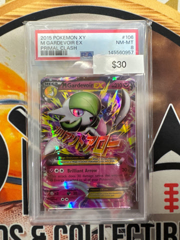 2015 Pokemon XY M Gardevoir EX 106/160 Primal Clash PSA 8