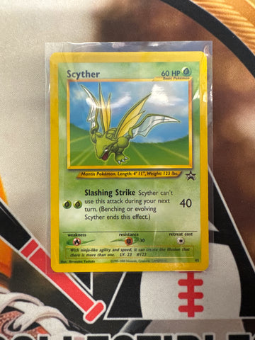 Pokémon Scyther Black Star Promo 45 LP-MP