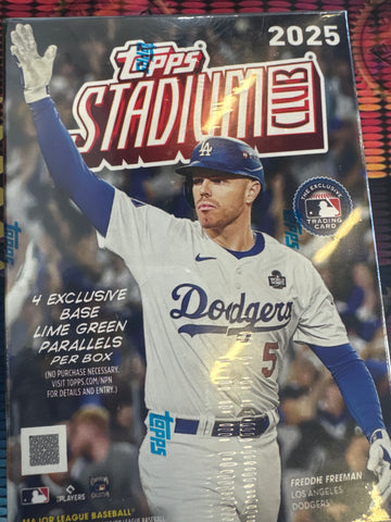 2025 Topps Stadium Club MLB blaster
